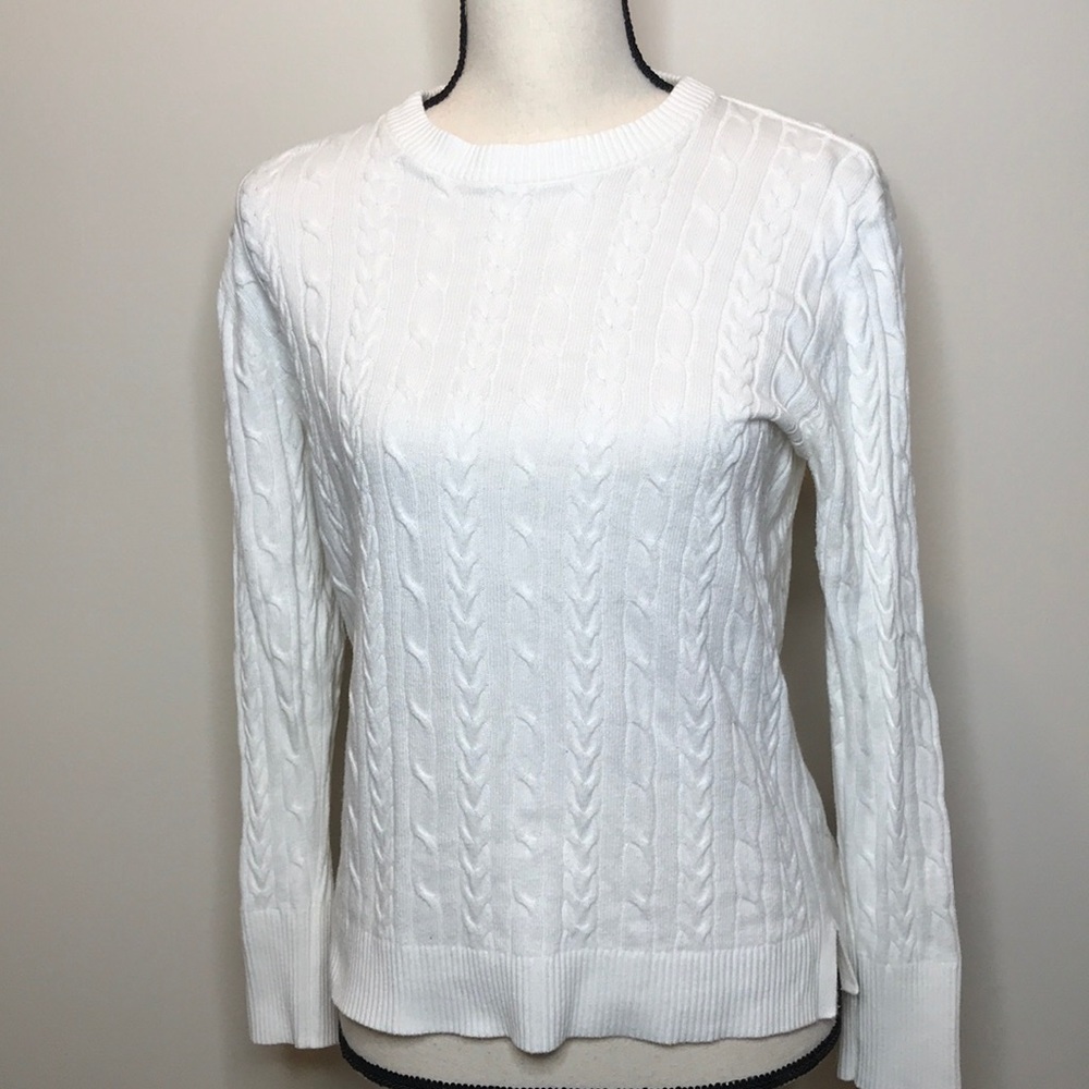 A New Day White Crew Neck Sweater
